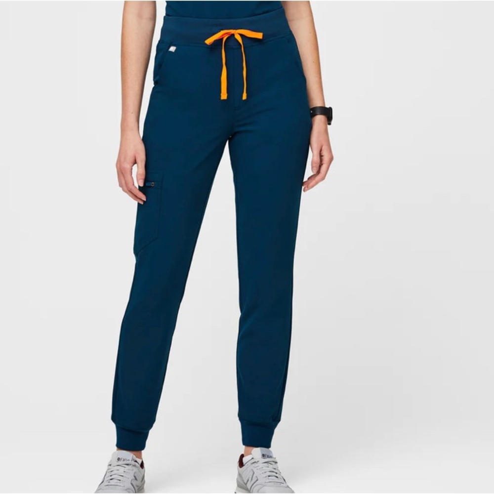 Figs Limited Edition Petite Deep Reef High Waisted Zamora Jogger Scrub Pants